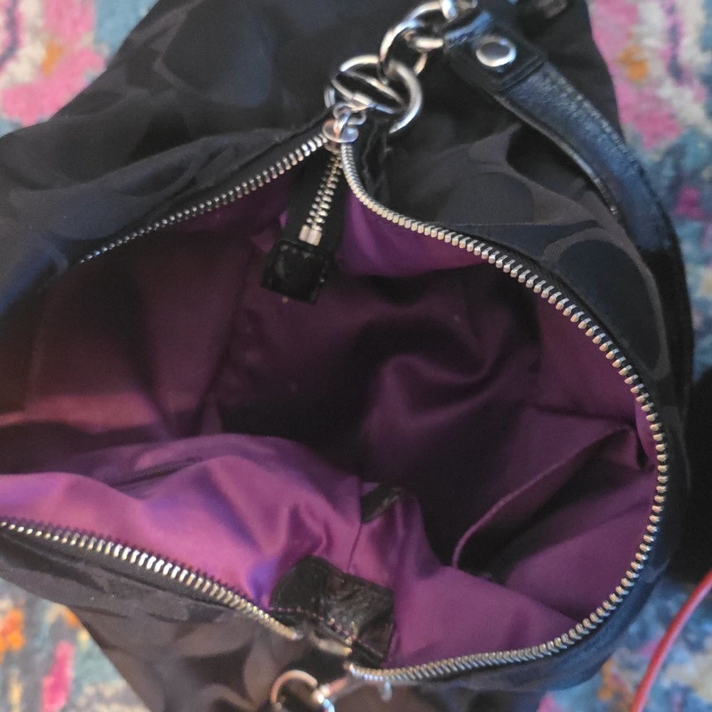 Coach 14570 Poppy Signature Jacquard - Picture 8 of 11